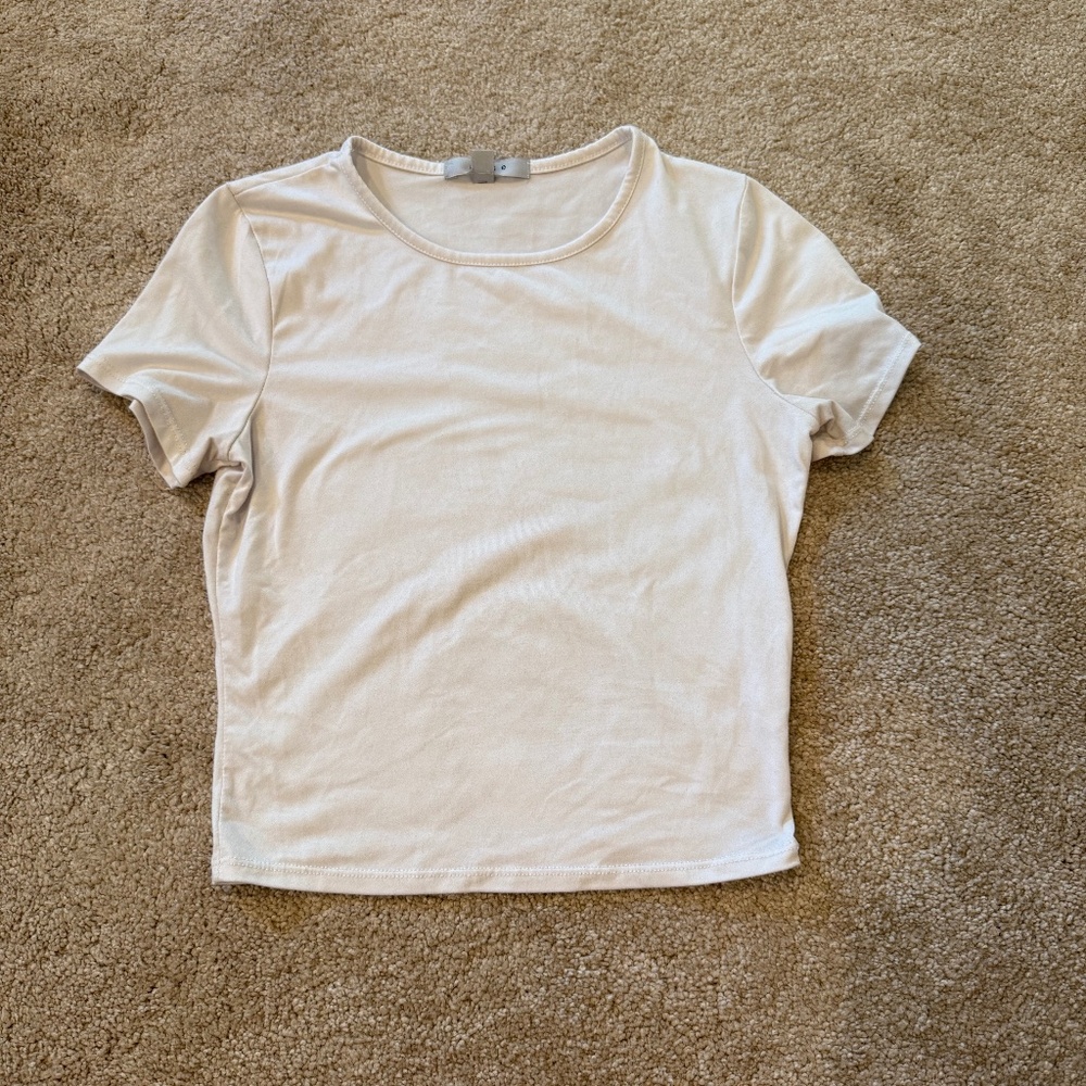 Gaze short sleeve cropped tshirt
